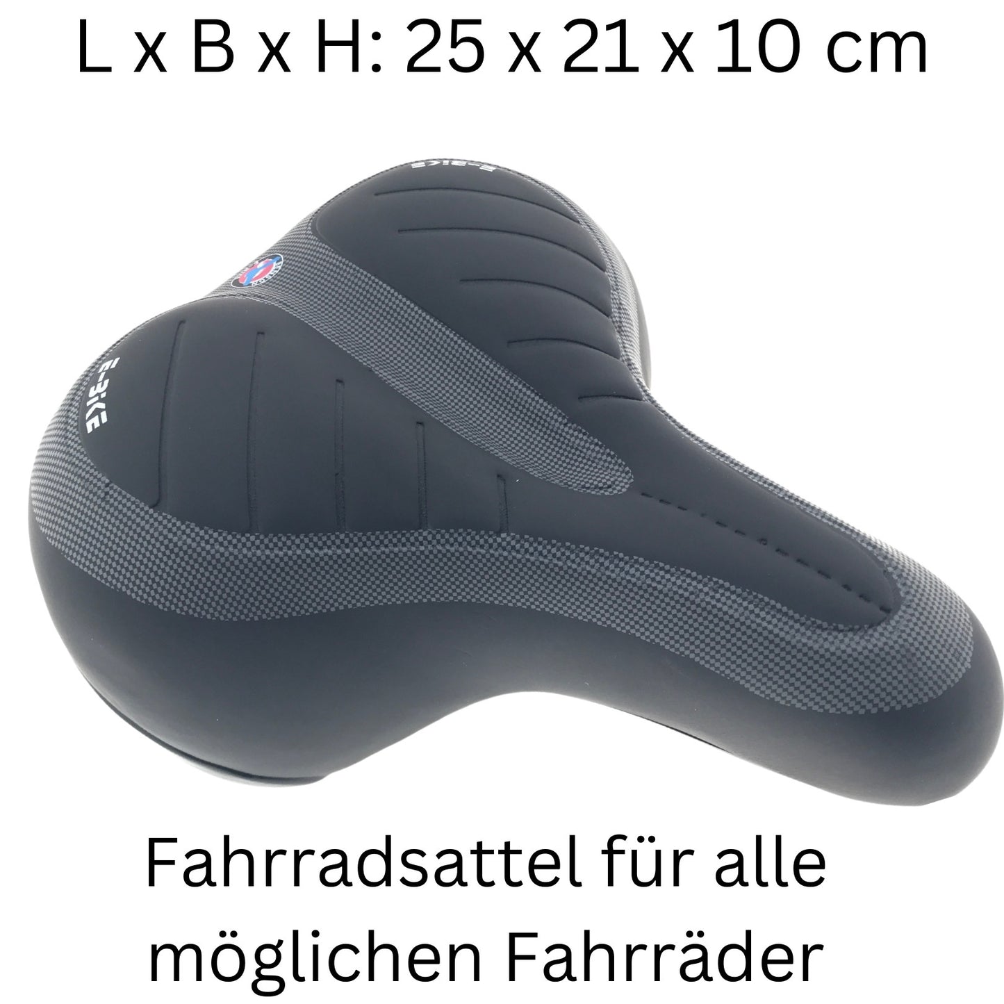 Fahrradsattel Sattel Fahrradsitz Tourensattel Komfort Gelsattel E-Bike Unisex