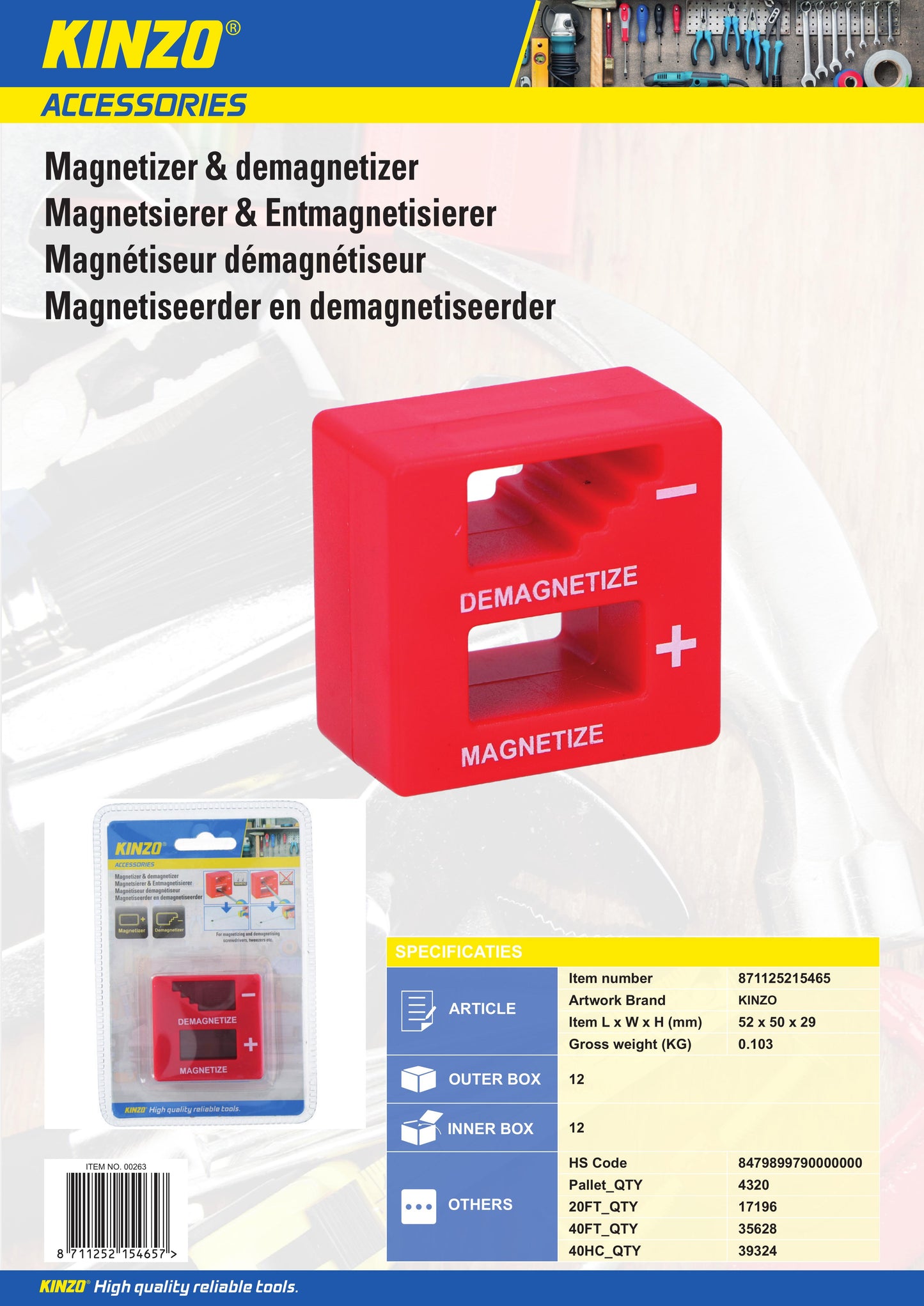 Metall Magnetisierer Entmagnetisierer magnetisieren entmagnetisieren Gerät