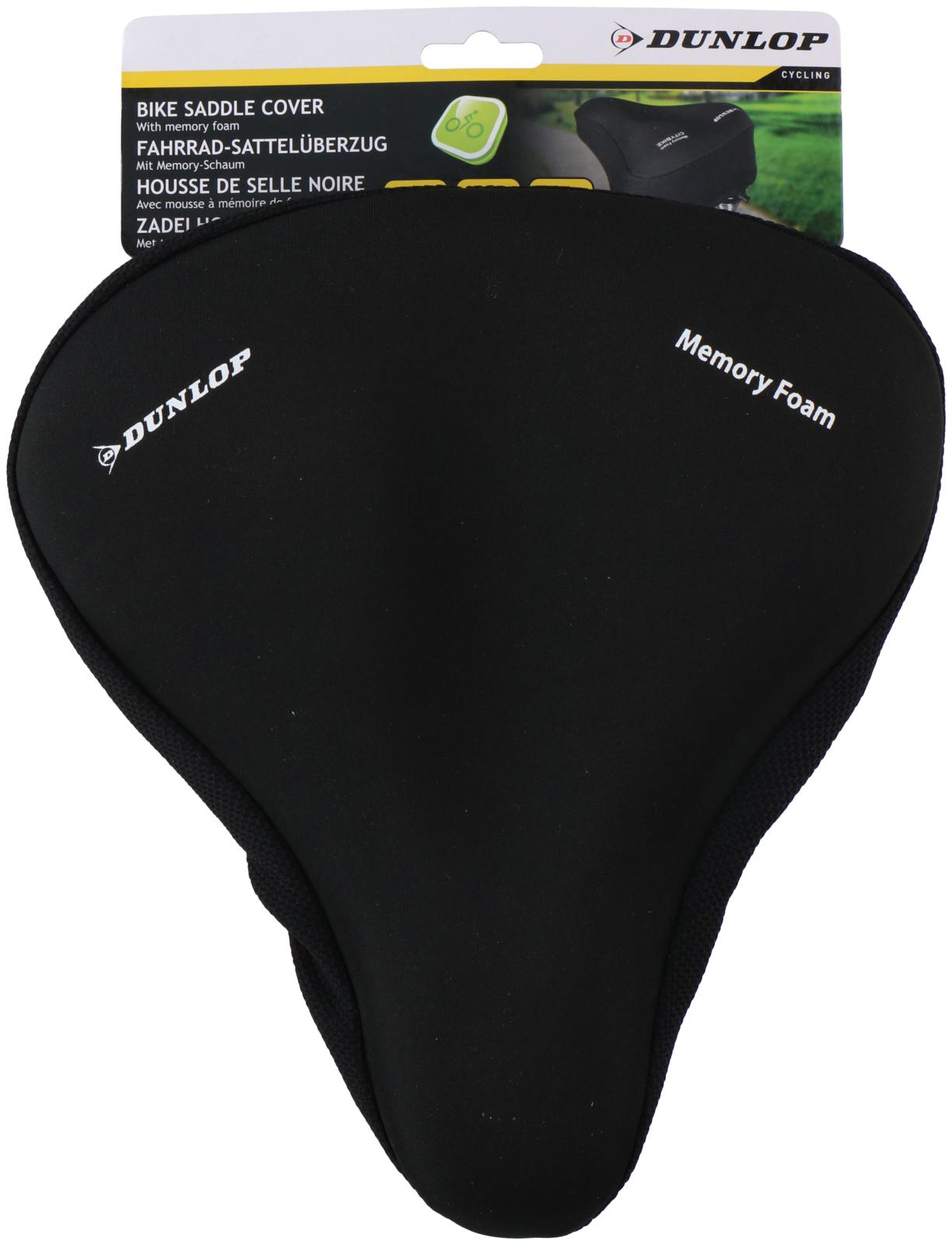 Sattelbezug Satteldecke Gelsattel Fahrrad Sattelüberzug 26x23,5cm Dunlop