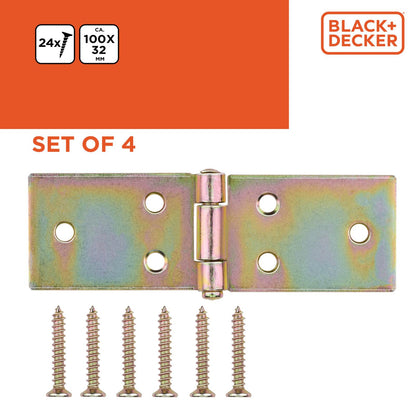 Scharniere Tischbänder Tischband Scharnierband 100x32mm BLACK+DECKER
