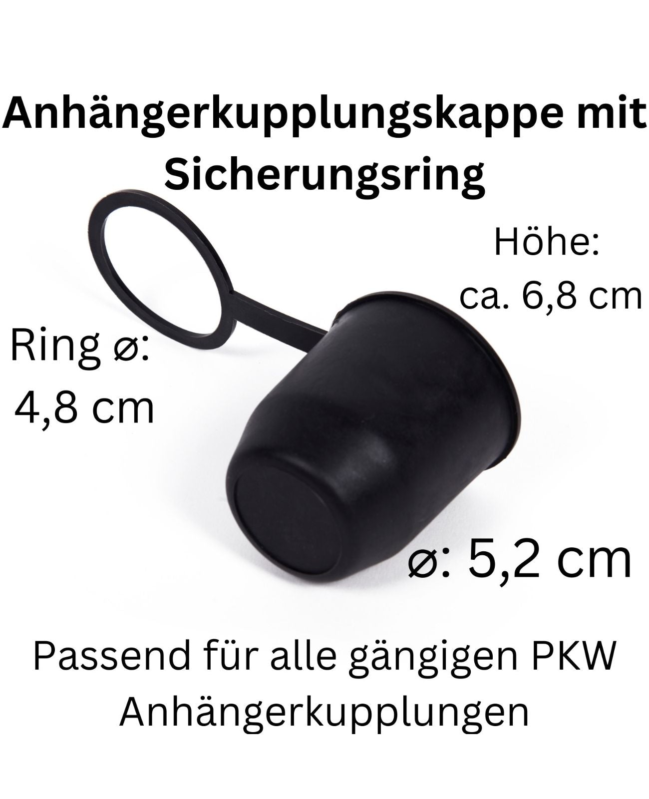 Anhängerkupplungskappe Schutzkappe Abdeckkappe Anhängerkupplung Anhänger