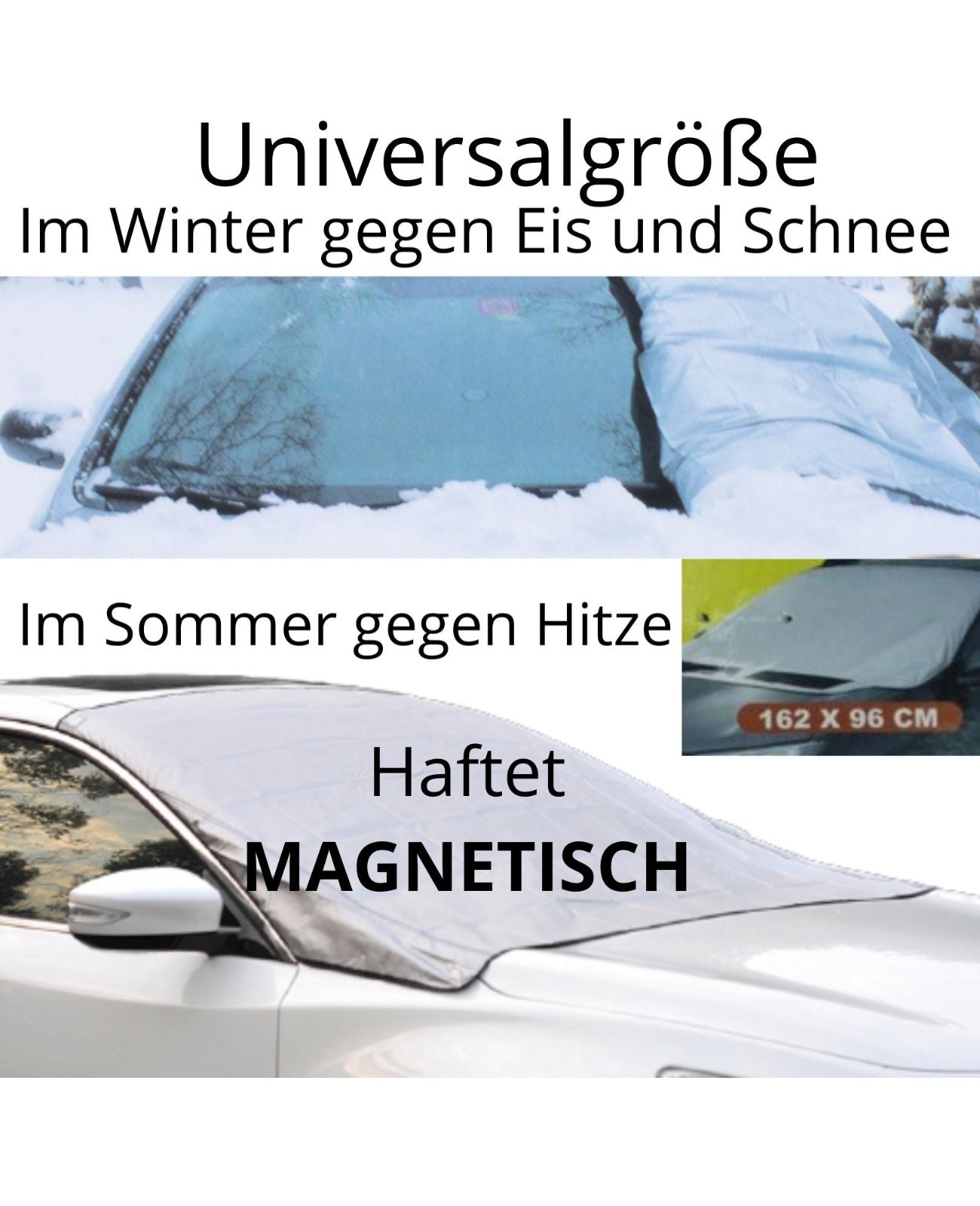 Auto Scheibenabdeckung XXL Frontscheibe Frost