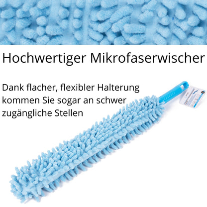 Staubwedel Wischer waschbar Mirkrofaser Staubwischer Heizkörper 58 cm
